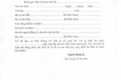 Thông báo đến các bạn đội viên trong toàn Liên đội Trường THCS Tịnh Ấn Tây về Công văn tham gia Hội thi “Nét đẹp tuổi teen” tỉnh Quảng Ngãi năm 2023. Hy vọng các bạn tham gia nhiệt tình để lưu dấu những kỉ niệm đẹp về lứa tuổi Teen dưới mái trường THCS Tịnh Ấn Tây.